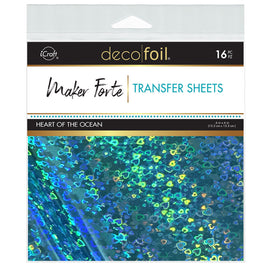 Heart of the Ocean - 6X6 Deco Foil Transfer Sheets