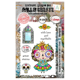 AALL and Create - A7 Stamp Set - Marigold