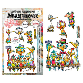 AALL and Create - A6 Stamp Sets - Sir Chirps-a-Lot