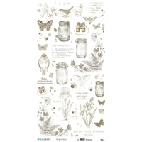 The Quiet Observer 6 x12 Essential Rub-on Transfer Set
