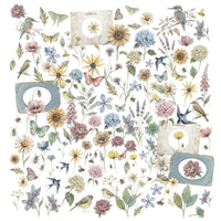 The Quiet Observer Laser Cut Wildflowers