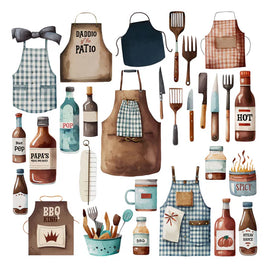 Dad The Man The Myth The Legend BBQ Accessories Ephemera