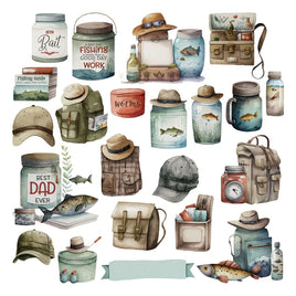 Dad The Man The Myth The Legend Fishing Accessories Ephemera