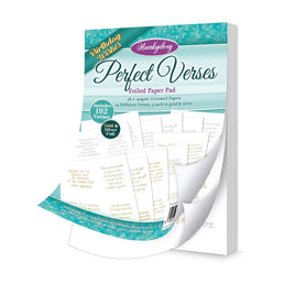 Perfect Verses Foiled Paper Pad - Birthday Wishes