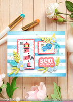 Coastal Greetings Piercing Matching Die