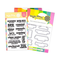 Coastal Greetings Stamp & Die Combo