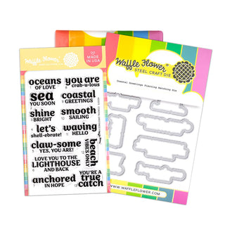 Coastal Greetings Stamp & Die Combo