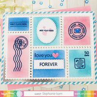 Postage Collage - Clear Stamp