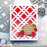 Multiple Strawberries - Die-n-stencil