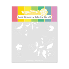 Sweet Strawberry - Coloring Stencil