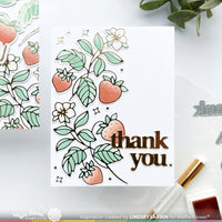 Sweet Strawberry - Hot Foil Plate