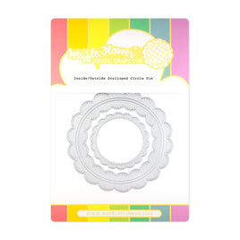 Inside/Outside Scalloped Circle - Die