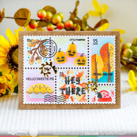 Postage Collage for Fall - Clear Stamp