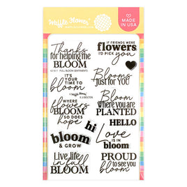 Full Bloom Sentiments -  Clear Stamp