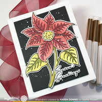 Sketched Poinsettia - Die