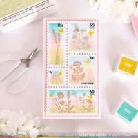 Wild Flower Silhouettes -  Clear Stamp