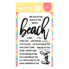 Oversized Beach - Clear Stamp