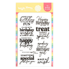 Birthday Wishes - Clear Stamp