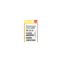 Fa-la-La Llama Sentiments - Clear Stamp