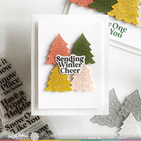 Snow Cheer Sentiments - Clear Stamp