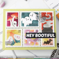 Postage Collage Spooktacular - Stencil