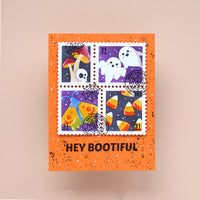 Postage Collage Spooktacular - Stencil