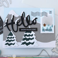 Snowcapped Hello Word - Die