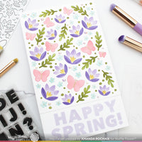 Crocus Flutter - Stencil