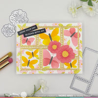 Postage Collage Spring Breeze - Stencil