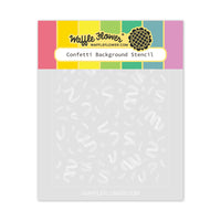 Confetti Background Stencil