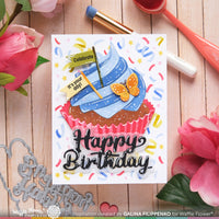Cupcake Topper Additions -  Clear Stamp