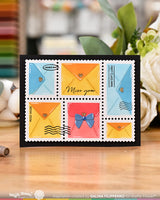 Postage Collage Envelope Die