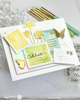 Postage Collage Addressed Envelope Stencil