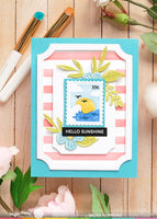 Postage Collage Coastal Stencil