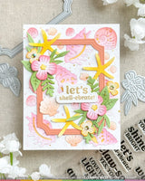 Seashell Coloring Stencil