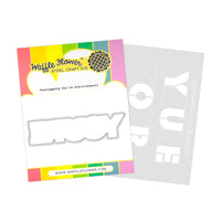 Overlapping You're - Die-n-stencil