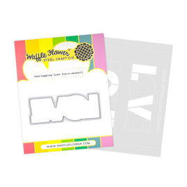 Overlapping Love - Die-n-stencil