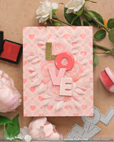 Overlapping Vertical Love Word - Die