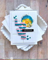 Overlapping Vertical Love Word - Die