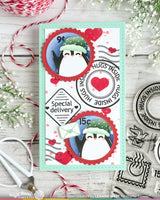 Nesting Postage Collage Stamp Set