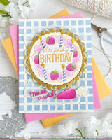 Cake Focal - Waffle Flower Die-N-Stencil