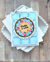Cake Focal - Waffle Flower Die-N-Stencil