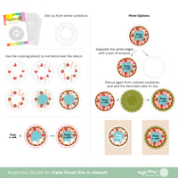 Cake Focal - Waffle Flower Die-N-Stencil