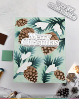 Snowcapped Pinecone - Stencil