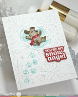 Snow Angel Pup Duo - Die-n-stencil
