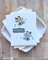 Snow Angel Pup Duo - Die-n-stencil