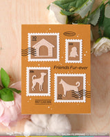 Postage Collage Dog Silhouettes - Die