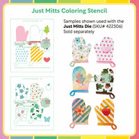 Just Mitts - Coloring Stencil