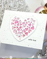 Inside Accents - Hearts -  Clear Stamp