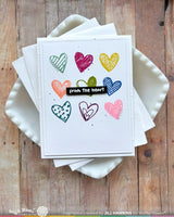 Inside Accents - Hearts -  Clear Stamp
